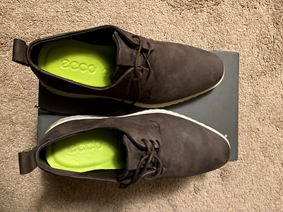 ECCO Men's St.1 Hybrid Lite Modern Dark Clay Dress Shoes EU 43, US 9, new in box