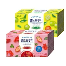 Damtuh Cold Brewed Shine Musket Gr + Strawberry hibiscus 40 Tea bag