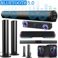 Sound Bar TV Sound System BT Speaker Wireless/Wired Subwoofer Home Theater LOT