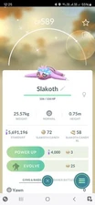 Pokemon Shiny Slakoth ( Visor ) Go