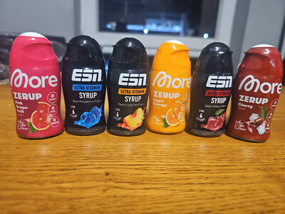  6 x MORE und ESN Syrup