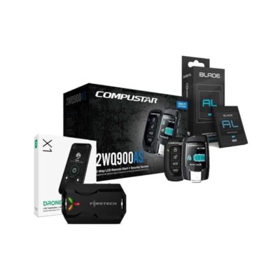 CS2WQ900AS 2-Way 3000-FT Range Remote Start Security Bundled W/ X1LTE GPS Add On
