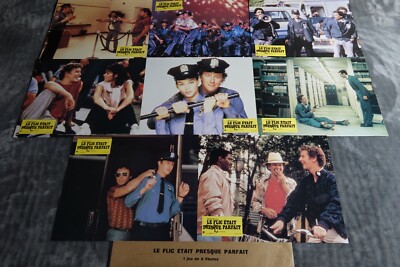 1986 THE COP WAS NEAR PERFECT JUDGE REINHOLD MEG TILLY lobby cards