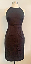 Banana Republic Little Black Dress Petite Size 4 Flattering Fit Sleeveless NEW