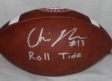 Malachi Moore Signed Crimson ALABAMA Logo Football Exact Proof On Coa