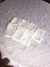 Bardwil Linens Chatea Damask Table Linens white 60" x 82" 7 Napkins