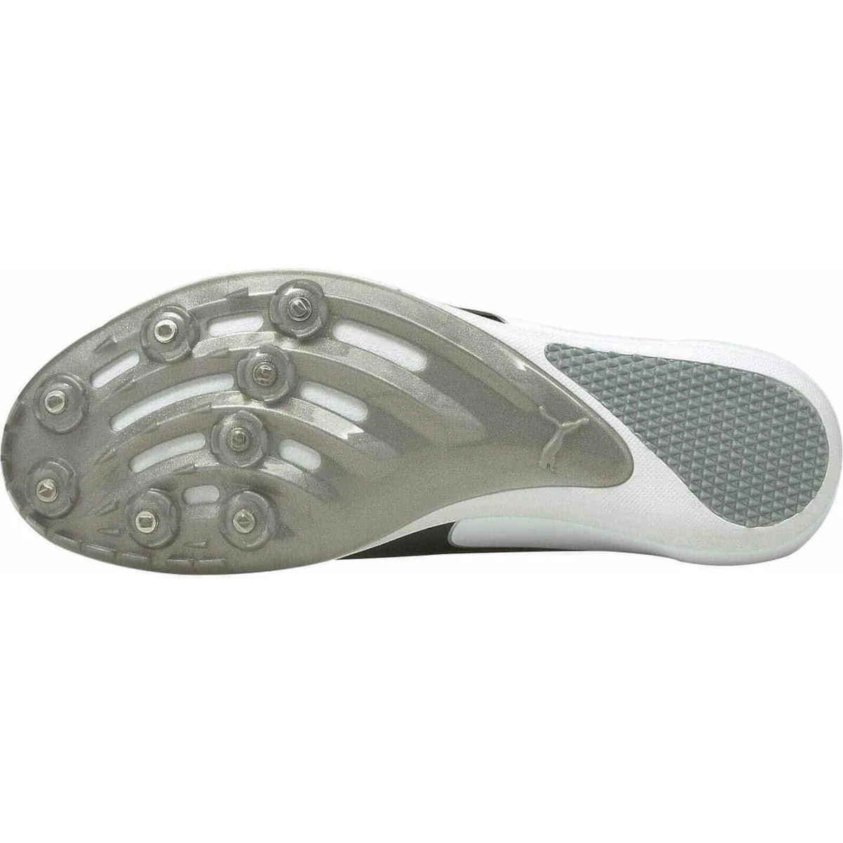 Puma Mens evoSPEED Sprint 10 Running Spikes Sprint Track Racing Shoes White