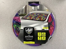 Auto Drive Car Windshield Twist Sun Shade Butterflies Universal Fit New