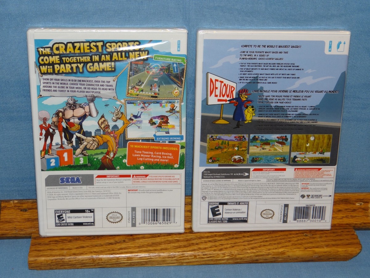 WII WACKY RACES AND WORLD OF SPORTS GAMES | eBay