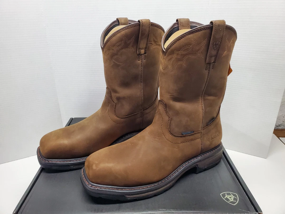 Ariat WorkHog Wellington H2O Boot Men Sz 11.5 Composite Toe Waterproof 10020092