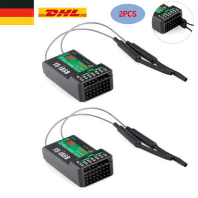 2 x Flysky FS-iA6B Empfänger 6CH PPM Ausgang mit iBus Port für Flysky i4 i6 i10 