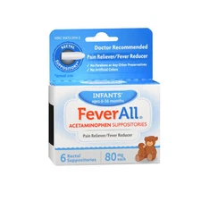 Acetaminophen Suppositories 6 Each By Feverall