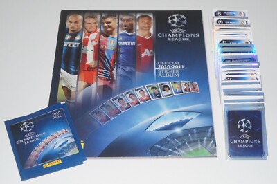 PANINI Champions League 2010/11 CL 10/11 Komplettset + Leeralbum + Tüte