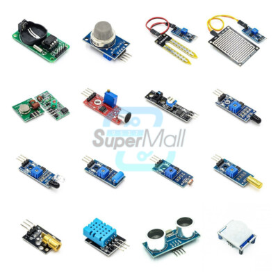 16 Kinds Sensor Kit Module 16pcs/Set For Arduino Raspberry Pi 2 Model B DIY