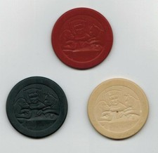 (3) Different Embossed Dogs Playing Cards Vin...
