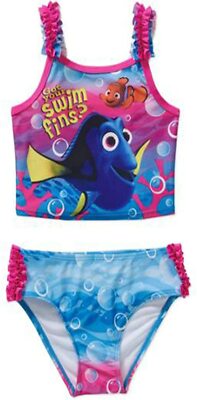 Disney Find Nemo Dory 2 PC Tankini Swimsuit Girl Size 2T 3T 4T