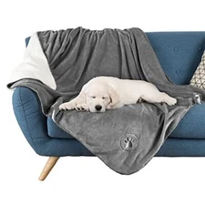 Waterproof Pet Blanket Collection– Reversible Throw Protects Couch, Car, Bed ...