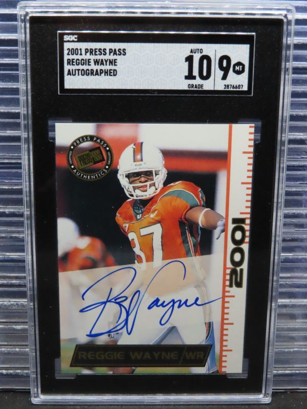 Reggie Wayne Press Pass #25 Base