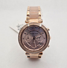 Image of MICHAEL KORS PARKER MK5896 WOMEN WATCH ROSE GOLD WITH CRYSTALS NEW