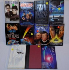 Star Trek Book Lot of 11 Next Generation Original Series Kirk Picard Shatner