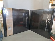 Tapestry by CR Gibson 12x12 Scrapbook Album Black NEW 10 Pages 20 Layout Set 2 