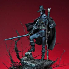 Dark Sorcerer Resin Model - 75mm Gothic Collector’s Figurine Unassembled