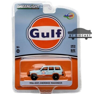 GREENLIGHT INDONESIA EXCLUSIVE 1986 JEEP CHEVROKEE WAGONEER GULF 1