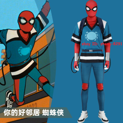 Your Friendly Neighborhood Spider-Man Cosplay Costume Outfit Halloween Full Set