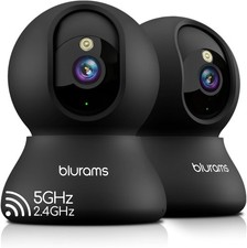 5G Indoor Camera for Home Security 2K PTZ WiFi 6 Night Vision Pet Camera with