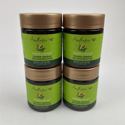 4x Shea Moisture Moringa & Avocado Power Greens Reconstructor 8 Oz