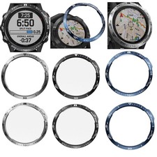 Per Garmin Fenix 6X GPS Watch Orologio Acciaio Inox Lunetta Edge Scale Anello Telaio A & B