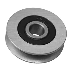 Iron Bearing Steel Cable Pulley U-Shape Groove Wheel Bearing Idler Pulley Loa...