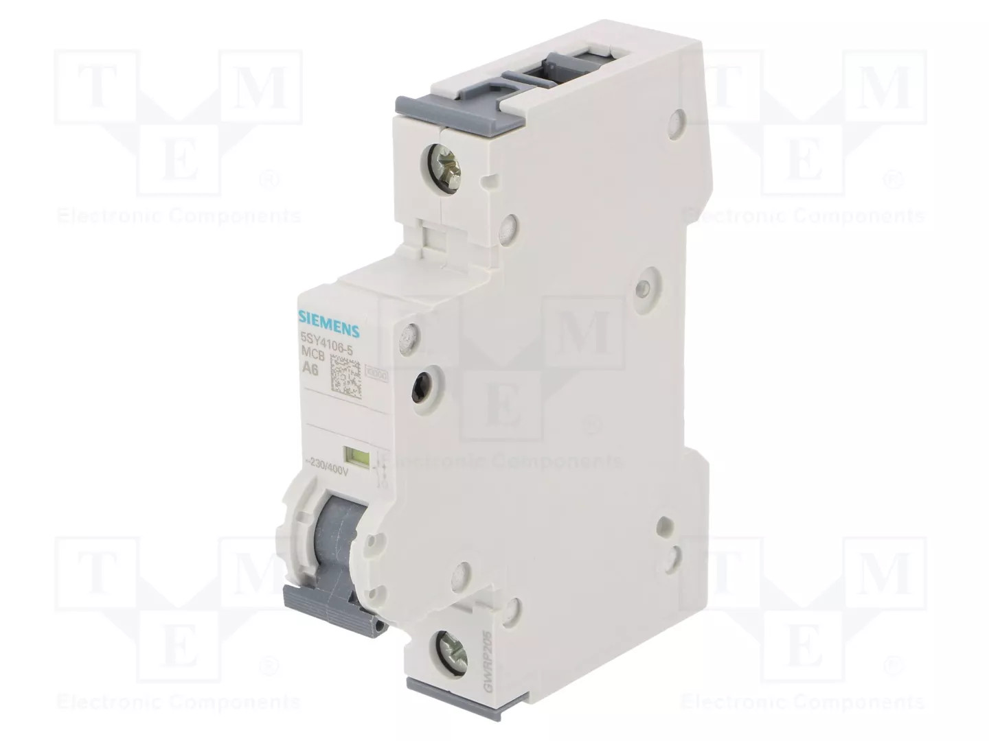 Circuit breaker; 230/400VAC; Inom: 6A; Poles: 1; Charact: A; 10kA