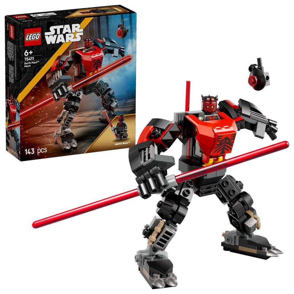 Lego Unisex Multicolor Star Wars 75411 Darth Maul Mech 143 Piece Set - Image 2