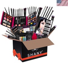 Holiday Exclusive All-in-One Makeup Kit: Brushes, Palette Accessories Included