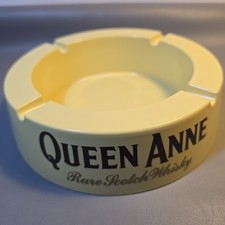 Vintageretro Large Rare Queen Anne Rare Scotch Whiskey Ashtray Made In Italy GC