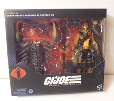 GI Joe Classified Series  180 Cobra Desert Scorpion & SKRP10N-25 Figure Set MIB