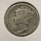 1918 D Mercury Dime F6077
