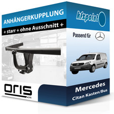 Für Mercedes Citan Kasten/Bus 10.2012-08.2021 ORIS Anhängerkupplung starr AHK Für Mercedes Citan Kasten/Bus 10.2012-08.2021 ORIS Anhängerkupplung starr AHK