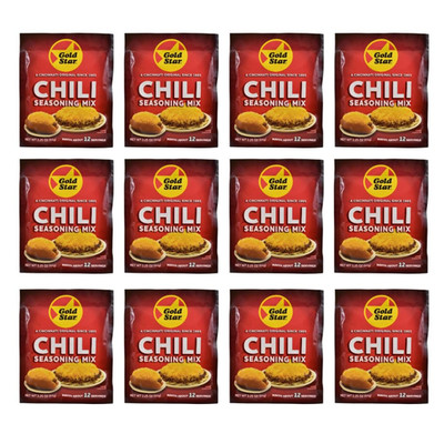 Gold Star Cincinnati Chili Seasoning Packets | Authentic Original Chili Mix |