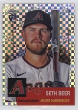 2022 Topps Chrome Platinum Anniversary X-Fractor Seth Beer #461 7m3