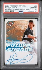 PSA 10 - 2024 Panini Prospect Edition Future Legends HAGEN SMITH 08/25 AUTO