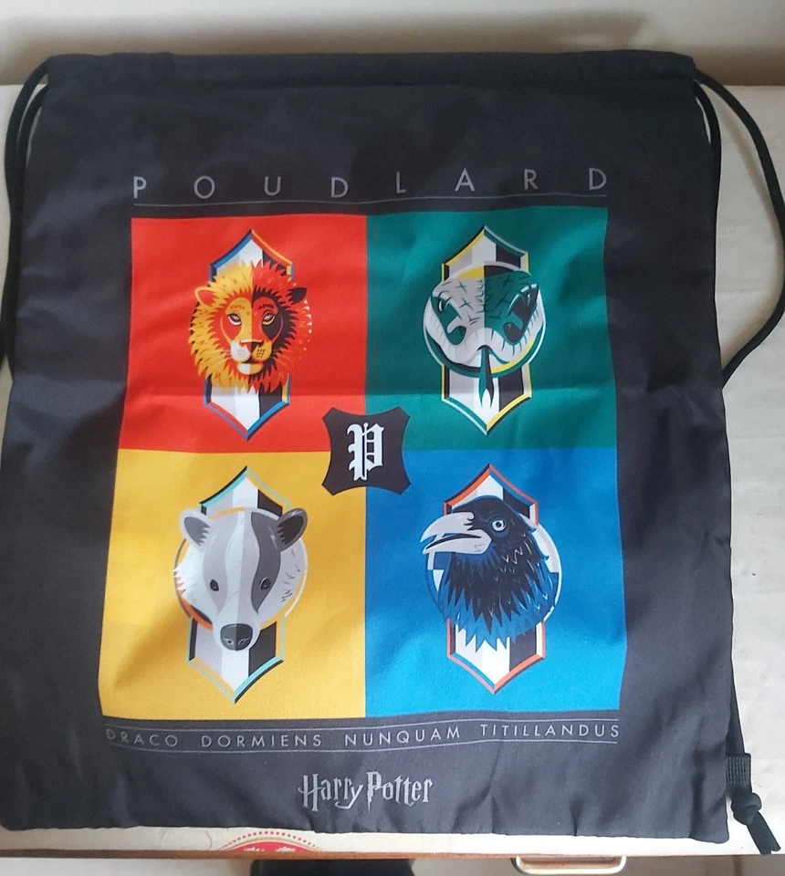 Lot Harry POTTER, sac + poster + fixeez . - Photo 2/4
