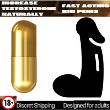 Golden Bullet - Best Male Enhancement, Sex Pills for Men, Long Duration-10 Pills