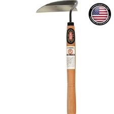 Full-Size Japanese Sickle with High Carbon Steel Blade - Effortless Weeding