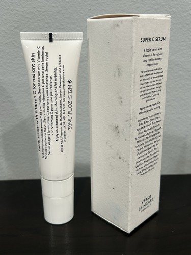 Verso Super C Serum mit Vitamin C - Volle Größe 1oz/30ml Neu im Karton - Bild 2 von 3
