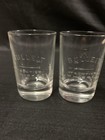 2 New Bulleit Bourdon Frontier Whisky Glasses Clear — photo 1