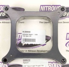 Wilson Manifolds Carburetor Spacer - 4150 1.5in Open Lw- 000030 Wilson Manifolds Carburetor Spacer - 4150 1.5in Open Lw- 000030
