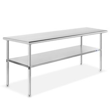 OPEN BOX - Stainless Steel Commercial Kitchen Work Food Prep Table - 30" x 72"