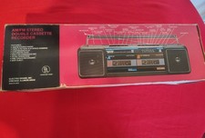 Electro Brand Vintage Boombox Double Cassette Player